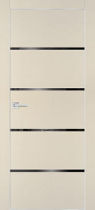 Товар Межкомнатная дверь PX-17  AL кромка с 4-х ст. Бежевый матовый